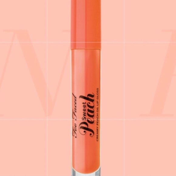 Too Faced Poppin Peach Lip Oil - Picture 1 of 3